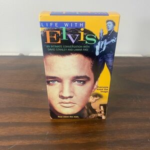 Life With Elvis VHS Tape [Cabin Fever 1990]  with Lamar Fike & David Stanley